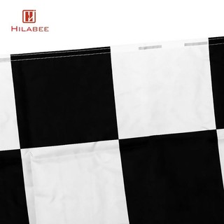 Cờ ca rô đen trắng 90x150cm biểu ngữ đua xe ngoài trời trong nhà e