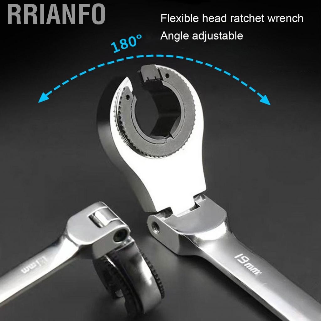 Rrianfo Rrianfo-vn 17mm ratcheting cờ lê 8,5in mở 72T nhanh chóng