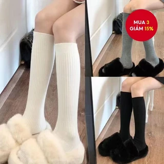 Tất Cao Đến Đầu Gối Cho Nữ - Tất Đan Chunky Hợp Thời Trang Cho Mùa Thu Đông (Phong Cách Nhật Bản, Dễ Thương & Edgy)