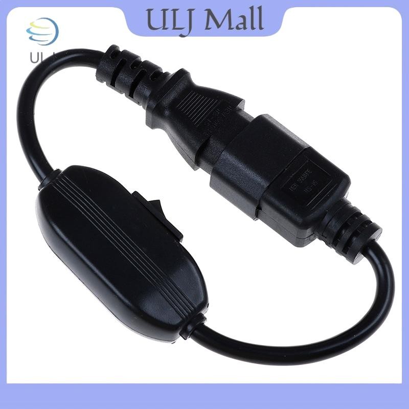 Cáp dây nguồn UPS ULJ 1Pc PDU, IEC 320 C14 đến C13 có bật / tắt 30cm.