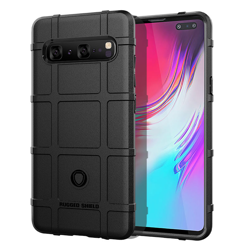 ÁO THUN RUGGED | Ốp Da Mờ Cho Samsung S10E S8 S9 + S10 + Plus 5G Sensation Chống Rơi Điện Thoại Di Động Mờ Vỏ Bảo Vệ Mềm Chống Sốc Vỏ Mờ