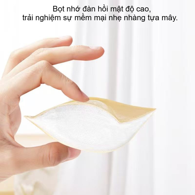 Miếng đệm dán nâng ngực Tam Giác Hai Mặt Keo,Dính Siêu Chắc Có Đệm Dày 2.5-3.5cm Giúp Nâng Cho Áo Bra