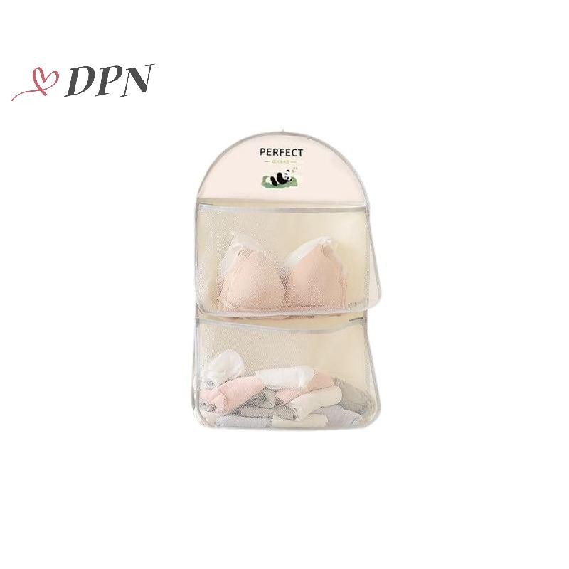 Túi bảo quản đồ lót lưới treo tường, thoáng khí, sắp xếp tủ quần áo, dùng cho tất, búp bê