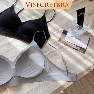 VN250754 Áo Lót Nữ Áo Bra Nữ Không Viền Mềm Mại Cúp Ôm Qủa Chống Xệ Nâng Đỡ Hoạt Tiết Trơn