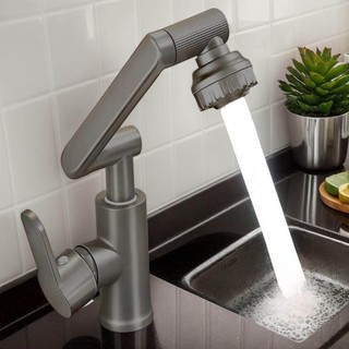 Vòi Lavabo Nóng Lạnh Inox 304 Đa Chiều Cao Cấp – Sang Trọng & Tiện Dụng