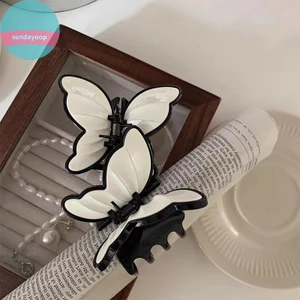 Sund Vintage Đơn Giản Ba Chiều Kẹp Dành Cho Nữ Bé Gái Vuốt Tóc Lớn Barrettes Mũ Phụ Kiện Tóc VN
