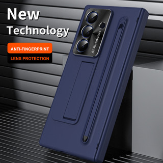 Có Chân Đế Bút Cảm Ứng Gấp Ốp Lưng Điện Thoại Samsung Galaxy Z Fold 7 6 ZFold7 Fold6 5G 360 Vỏ Bản Lề Bảo Vệ Toàn Diện