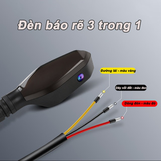 Đèn Xi Nhan Mũi Tên - Chiếu Nước + Báo Rẽ, Độ Nét CAO, Ánh Sáng Mạnh, Chống Nước, Dễ Dàng Lắp Đặt