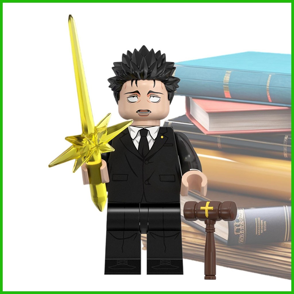 Khối Xây Dựng Cho Trẻ Em Anime Hình Xây Dựng Bộ Đồ Chơi Lắp Ráp Giáo Dục Playset Nhân Vật Hành Động saixit2vn