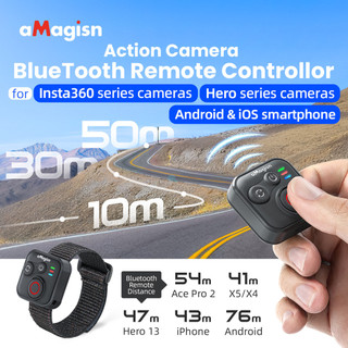 Dành Cho lnsta360 / GoPro Full Series Camera Thể Thao Bluetooth Điều Khiển Từ Xa Điện Thoại Chống Nước Mini Thông Minh Điều Khiển Từ Xa Phụ Kiện