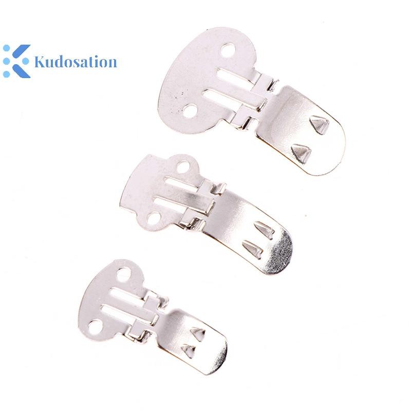 Kudosation 10 Chiếc Thép Không Gỉ Hoa Giày Kẹp Trang Trí Trên Phát Hiện DIY Thủ Công Khóa
