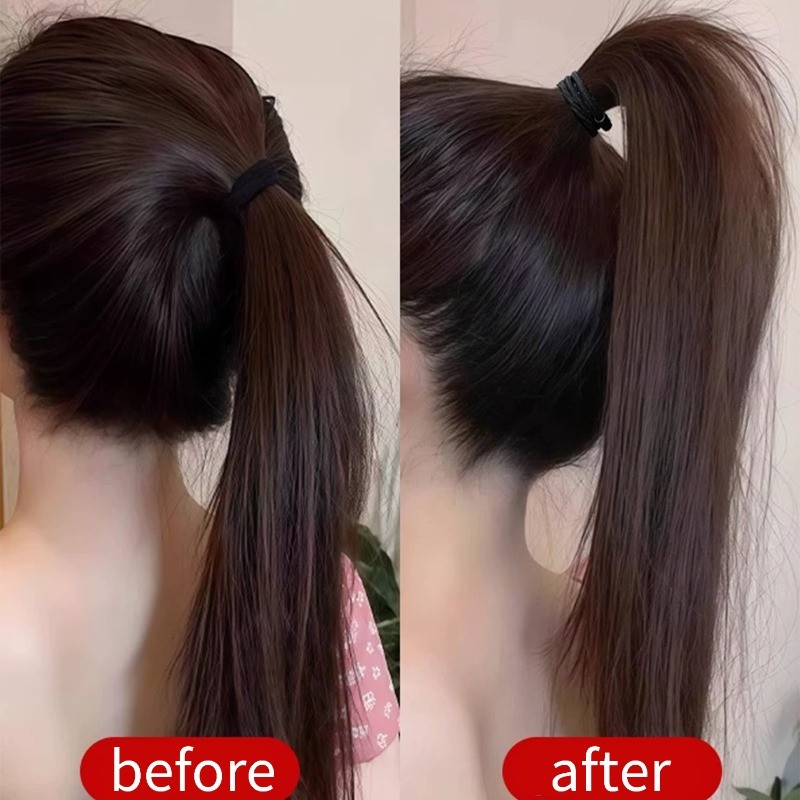 [GuuDuu] 10 / 20 Dây Buộc Tóc Đàn Hồi Cao - Thời Trang, Đơn Giản, Bền Đẹp - Nhẫn Tóc Thể Thao Màu Đen - Dành Cho Nữ Bé Gái Mặc Hàng Ngày - Trang Phục Phụ Kiện Tóc