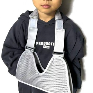 LOOKSHOW Y tế Forearm Sling Cánh tay gãy xương Phẫu thuật sau phẫu thuật Dây đeo cố định cánh tay Lưới thoáng khí Dây đeo hỗ trợ cổ tay cho trẻ em / người lớn H4J5