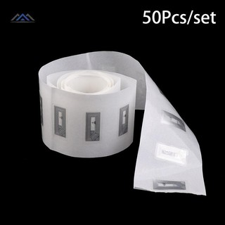 ELBBKG 50 Chiếc NFC Chip Ntag213 Inlay Miếng Dán Ướt 11x21MM 13.56 MHz Thẻ Nhãn 213 Nhãn Chống In Nhãn Nhãn Điện Tử Mới