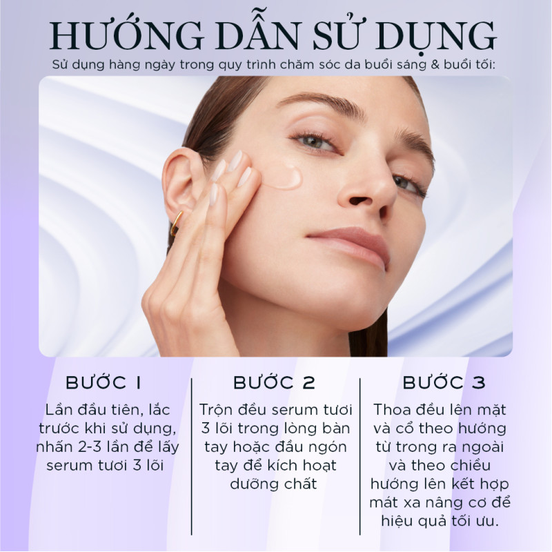 [KOL] Dưỡng Chất (Serum) Tươi 3 Lõi Ngăn Ngừa Lão Hóa Lancome Renergie Triple 50ml