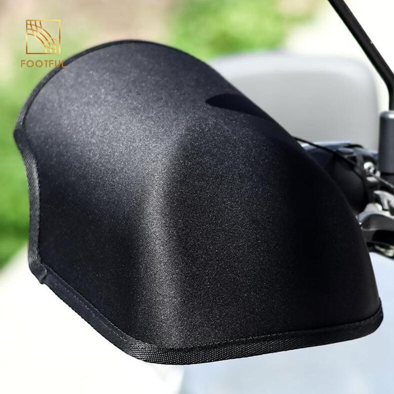 2 Chiếc Găng Tay Lái Xe Máy Đen, Chống Thấm Nước, Chống Nắng, Phụ Kiện Thay Thế Chắc Chắn