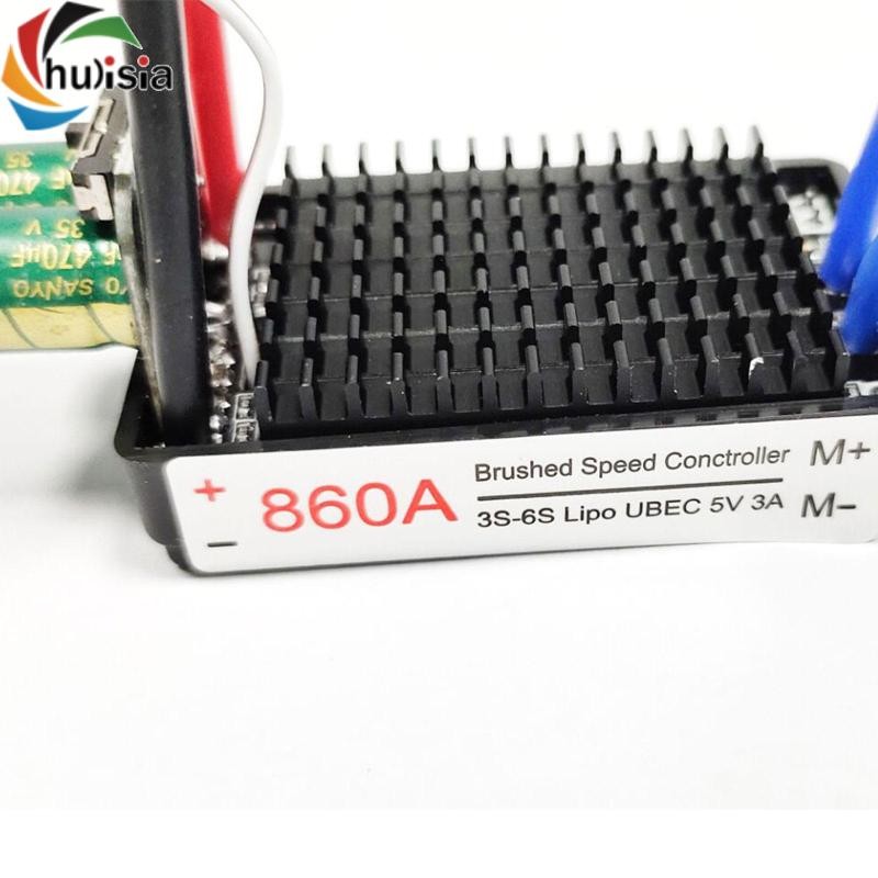 chulisia Thay thế bàn chải cao chống nước RC ESC hai chiều 860A 12V-24V ESC