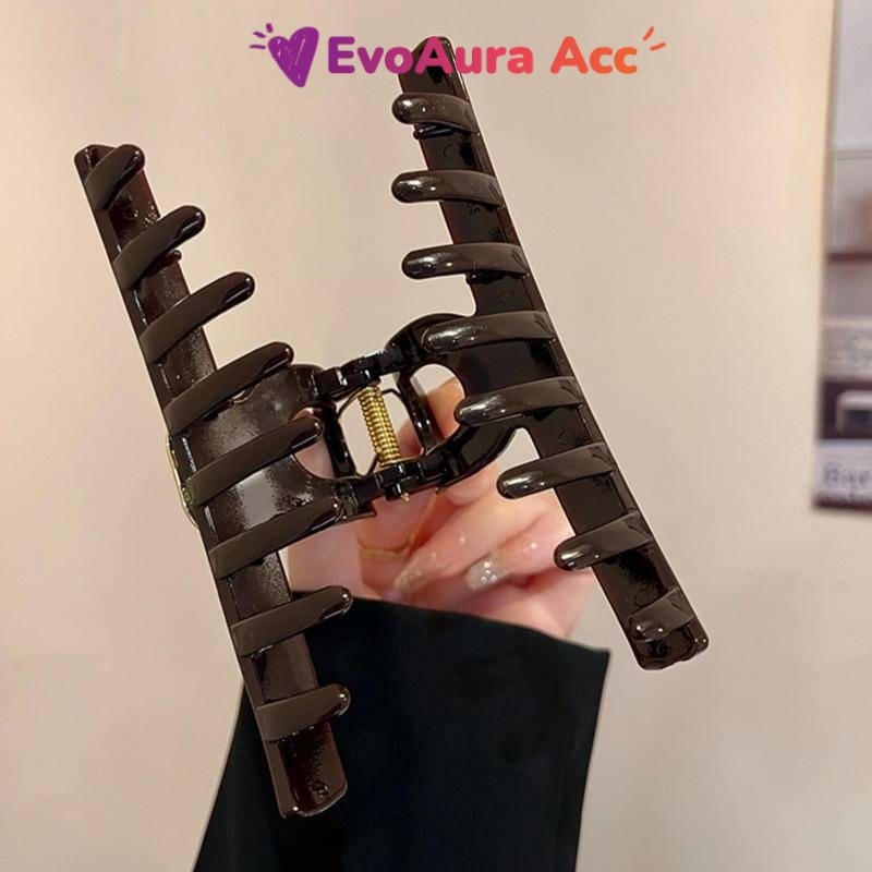 Kẹp Càng Cua Size Đại 13cm Nhãn Vàng PC Cao Cấp Siêu Bền Không Gãy Cho Tóc Dày
