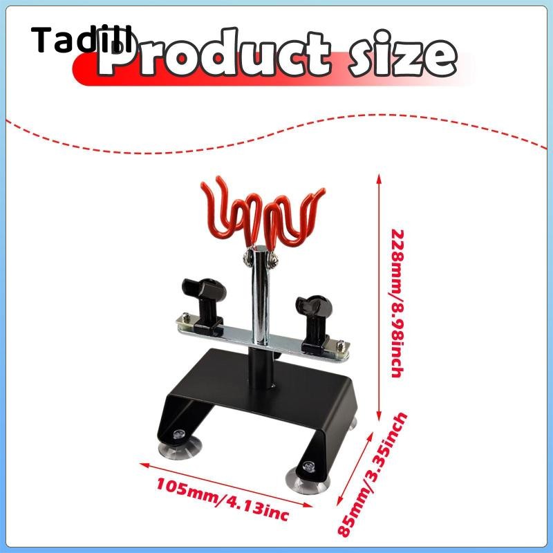 Giá đỡ Airbrush Giá đỡ Airbrush cho không gian làm việc trong nhà để xe Xoay & Nghiêng đa năng để gắn trên bàn Giữ tối đa 4 Airbrushes