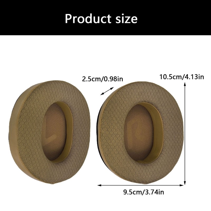 Soft Sponge Ear Cushions For FiiO FT1 Headphones Comfortable Fit Noise Isolation