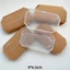 MONOSTYLE Glass Foot Rasp Plate, Peeling Double Sided Foot Scrubber, Exfoliating Glass Foot File Tool Chăm sóc móng chân