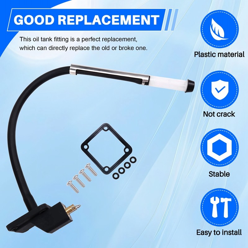 Đầu nối bình xăng 12L và 24L kèm đồng hồ đo hút chính xác, phụ kiện hoàn hảo cho thuyền