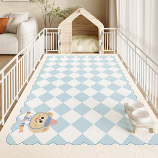 Thảm Cho Chó Chống Trơn Trượt - Thảm Cho Chó Chống Thấm Nước Pvc Hoạt Hình, Miếng Lót Chơi Cho Chó Cho Phòng Khách Phòng Chơi Lồng Chó