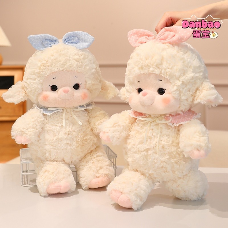 Chạy Bộ Cừu Và Thỏ Sang Trọng Đồ Chơi Búp Bê Len Dễ Thương Sang Trọng Thỏ Búp Bê Quà Tặng Cho Bé Gái Quà Tặng Sinh Nhật Danbao Đồ Chơi