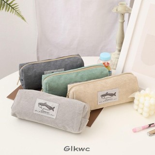 Túi đựng bút GLKWC Chống bụi bẩn Dung tích lớn Học sinh Quà tặng Bút vải nhung