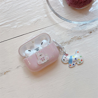 Hat Bow West Highland cho AirPods 1 / 2 3 Pro Pro2 pro3 Airpod4 Bộ tai nghe Vỏ bảo vệ Bluetooth không dây AirPods Pro i3 i4 pro3 Vỏ bảo vệ tai nghe