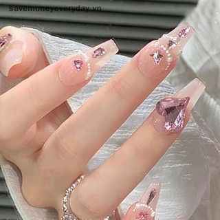 [savemoneyeveryday] 50 Chiếc Kim Cương Flatback Lấp Lánh Nhiều Hình Dạng Móng Tay Nghệ Thuật Kim Cương Giả Trang Trí Quyến Rũ Làm Móng Tay [vn]