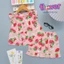 Bộ tole lanh bé gái tay cánh tiên cuốn biên màu, quần ngắn 10-42kg - Đồ bộ tole Flower
