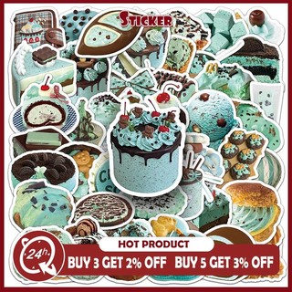 Bộ 50 Bạc Hà Chocolate Ins Phong Cách Miếng Dán Dễ Thương Graffiti Đề Can Cho Trẻ Em Hoạt Hình Trang Trí Miếng Dán