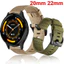 Dây đeo Nylon 20mm 22mm cho Garmin Forerunner 970 570 47mm Forerunner165 265 935 945 dây đeo đồng hồ