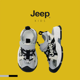 JEEP Giày Trẻ Em Dép Trẻ Em Giày Đi Biển Bé Trai Lớn Mùa Hè 2025 Phong Cách Mới Chống Trơn Trượt Baotou Wading Giày Truy Tìm Sông Thông Thường Brea