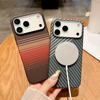 [JLK] Ốp điện thoại từ tính vô hình bằng sợi Carbon dành cho doanh nghiệp cho IPhone 17 Air 16 15 14 Plus 13 12 Pro Max Vỏ bảo vệ mờ cứng siêu mỏng
