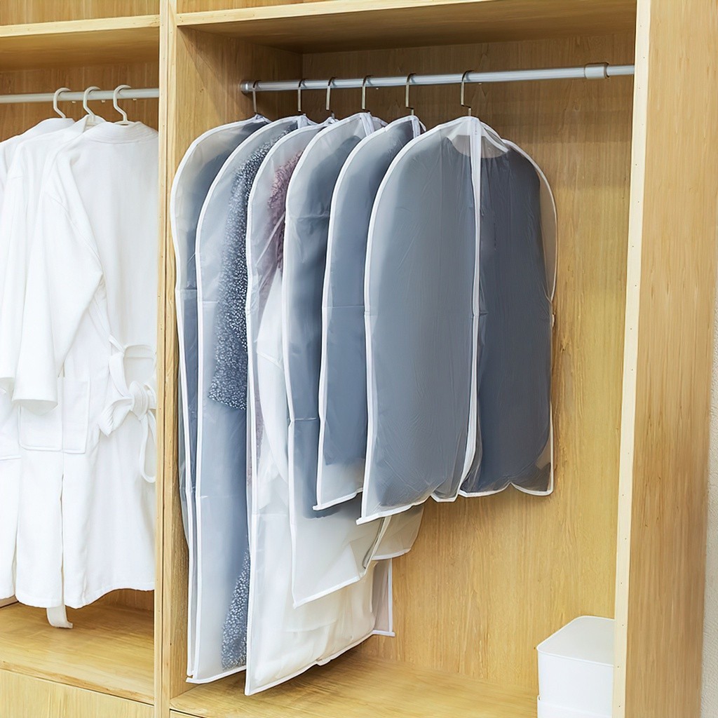 Túi bọc quần áo Peva có khóa kéo chống bụi chống ẩm mốc
