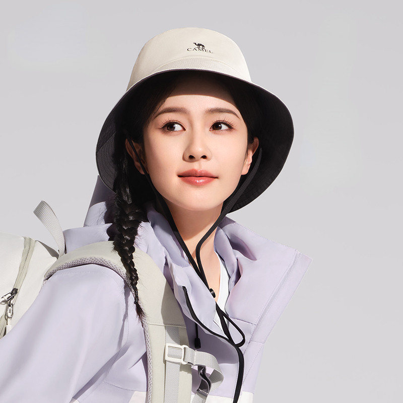 Ảnh Mũ ngư dân ngoài trời CAMEL CROWN Mũ chống nắng hai mặt UPF50 + Chống tia cực tím 3