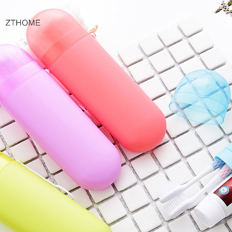 Zthome Di Động Du Lịch Kem Đánh Răng Giá Đỡ Bàn Chải Đánh Răng Phụ Kiện Phòng Tắm Hộ Gia Đình Bảo Quản Ngoài Trời Giá Đỡ Tổ Chức Cho Phòng Tắm HOT