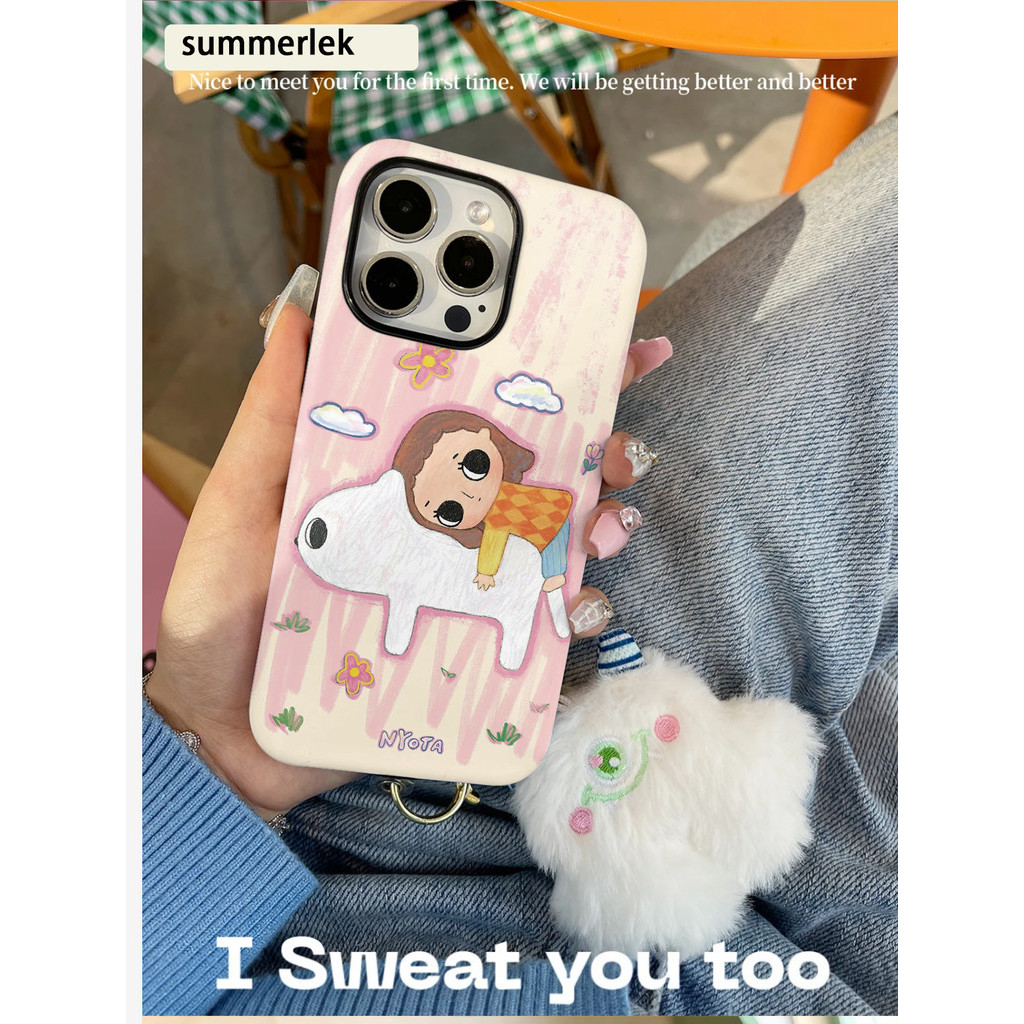 Ốp điện thoại Soft Life của Pop Mart Nyota cho iPhone15ProMax 14Pro 13 12 XSMAX 13mini 8PLUS 2 ❈ Vỏ tpu và pc bóng 2in1