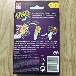 Bài Uno Flip Hộp Tím, Đỏ Board Game 108 Lá Cơ Bản Chất Giấy Dày Đồ Chơi Trò Chơi Nhóm Xả Stress Giải Trí