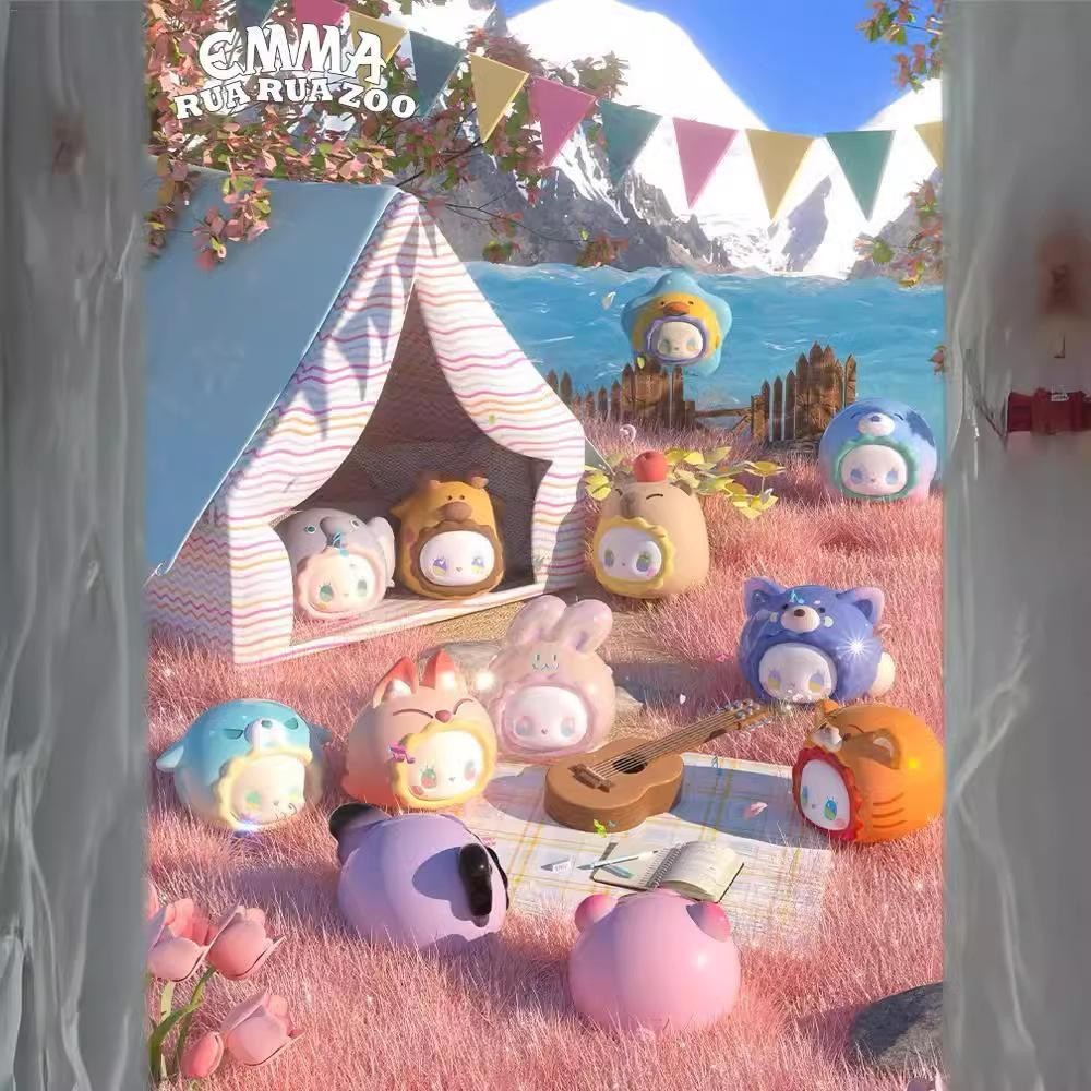 Emma RUA RUA ZOO Mini Series PVC Nhân Vật Quà Tặng Sinh Nhật Hợp Thời ...