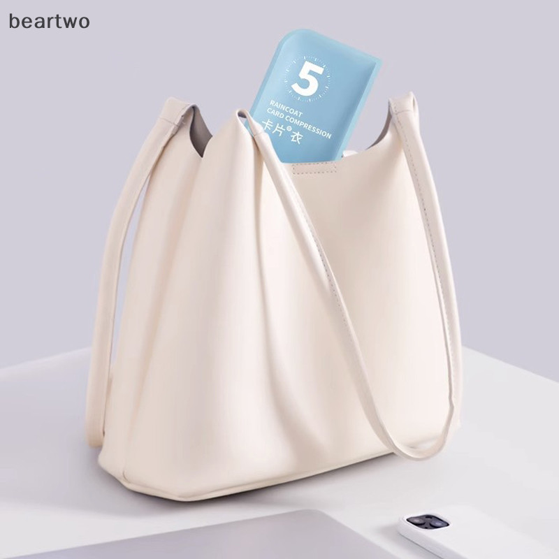 < Beartwo > Áo mưa dày di động Du lịch ngoài trời Áo mưa chống nước cho nữ và nam giới Cắm trại dùng một lần Vỏ mưa Đồ dùng du lịch Đẹp