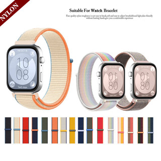Dây đeo + Đầu nối Dây Nylon cho Huawei Watch Fit3 Fit4 Fit5 Pro