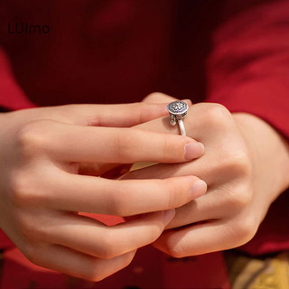 Luimo Phật Giáo Tây Tạng Cầu Nguyện Bánh Xe Nhẫn May Mắn Luân Xa Nhẫn Hoa Sen Mở Có Thể Điều Chỉnh Xoay Nhẫn Quà Tặng SBS