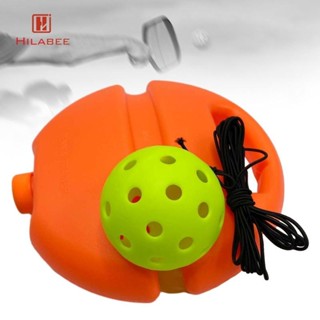 Hilabee Công cụ tập luyện bóng Pickleball Pickleball Rebounder Pickleball Ball có dây Di động Cải thiện tốc độ Pickleball cho người mới bắt đầu