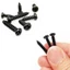Vít máy tính xách tay DELMER, Vít tự khai thác Micro Cross Phillips màu đen, Thép Carbon bền có hộp M1 M1.2 M1.4 M1.7 Vít gỗ chế biến gỗ