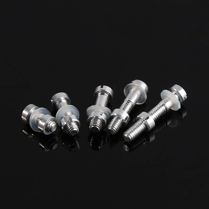 💖5 Chiếc M2.5 Vít Bu Lông Đai Ốc Vòng Đệm Bộ Bàn Xoay Headshell Stylus Gắn Vinyl LP Ghi Máy Nghe Nhạc