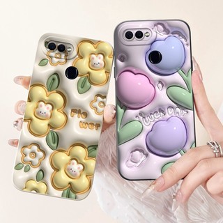 Ốp Bảo Vệ Ống Kính OPPO F9 F9Pro CPH1823 CPH1881 CPH1825 Ốp Điện Thoại Silicon Mềm Hình Thỏ Gấu Trúc Dễ Thương