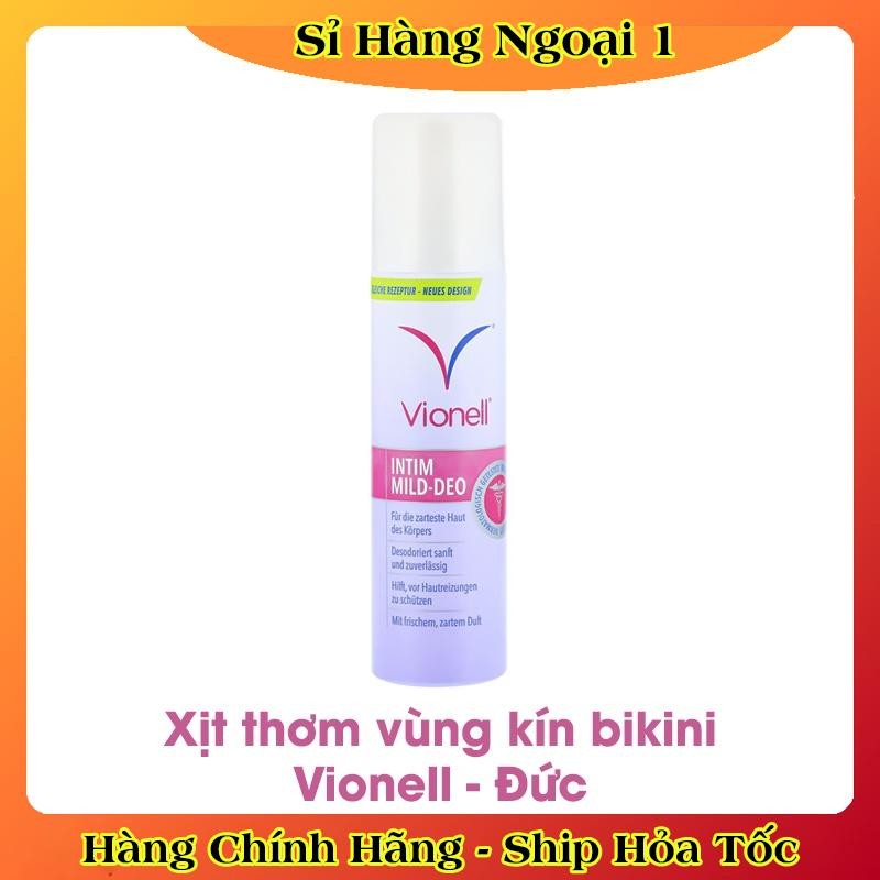 Xịt khử mùi và kháng khuẩn vùng bikini Vionell Đức - Date mới đủ bill
